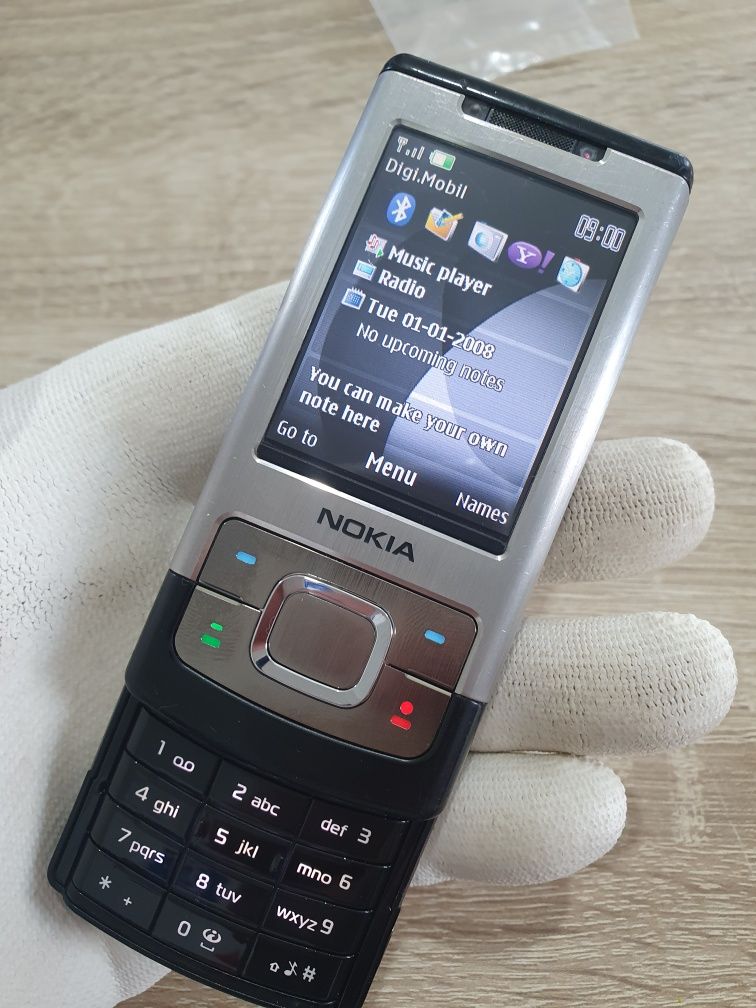 Nokia 6500 Slide Silver Excelent Original!