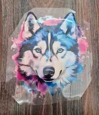 Sticker husky pentru haine