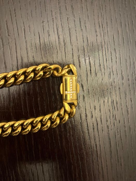 Set lanț și brățară unisex cuban gold 10MM