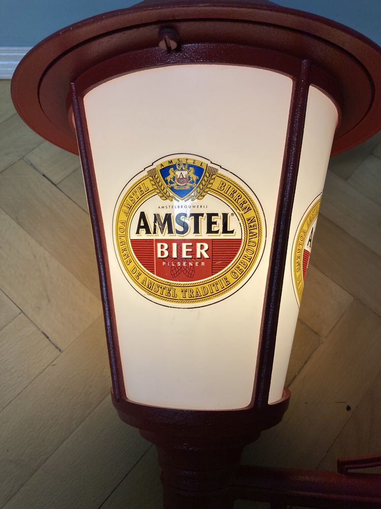 Винтидж рекламни лампи Amstel beer