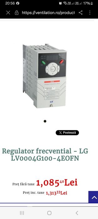 Convertizor de frecventă variabilă