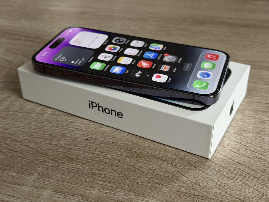 iPhone 14 Pro Deep Purple, 128Gb arata bine