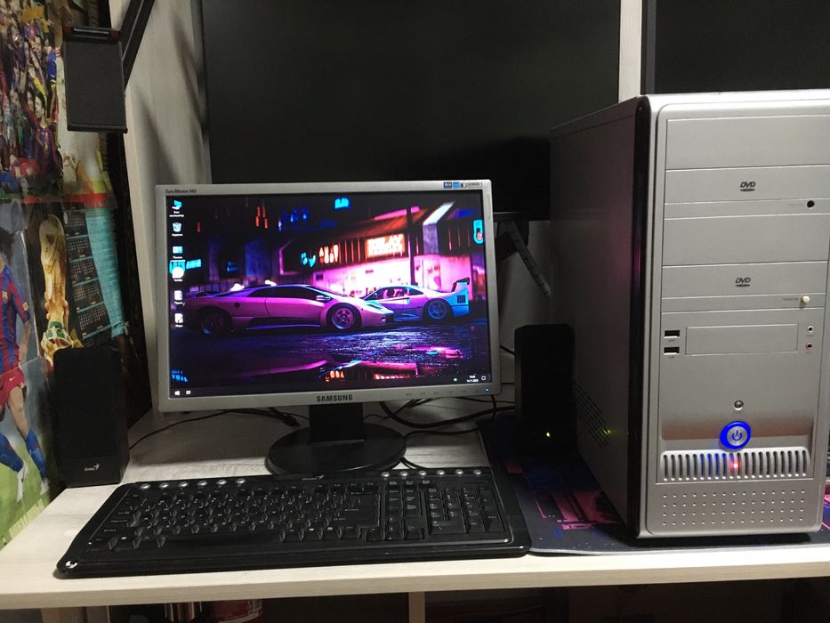 Компьютер е7500, озу 4гб, видеокарта gt 440