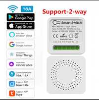 Releu comutator smart switch wireless pentru Alexa, Tuya, Yandex, Smar