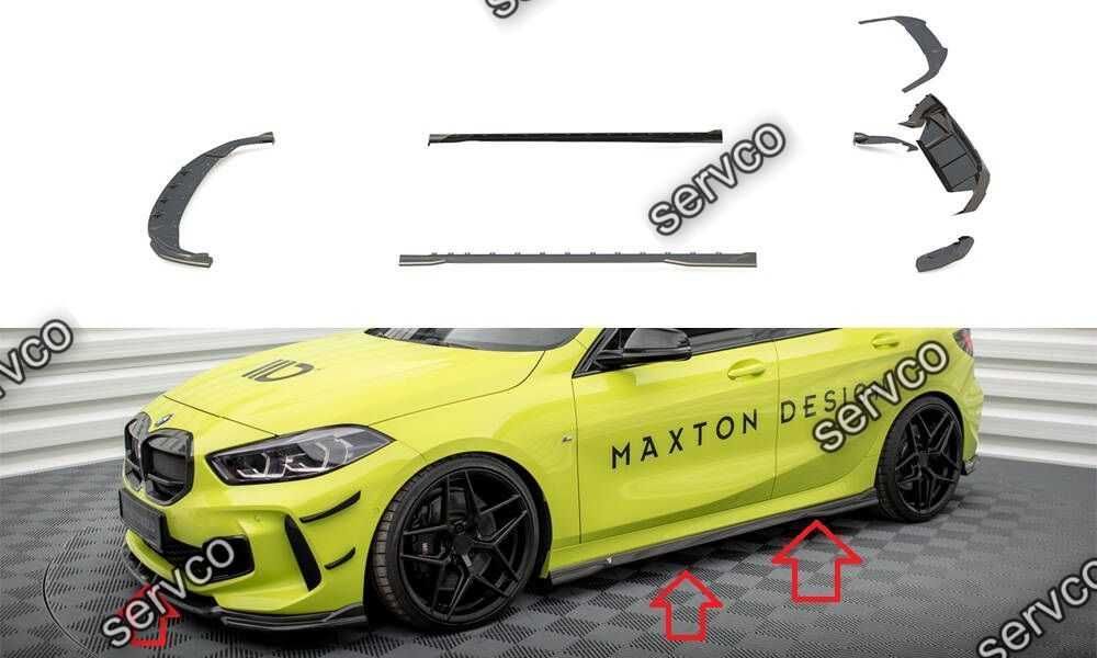 Pachet Set Body kit tuning Carbon Bmw Seria 1 F40 M135i 2019-v4 Maxton