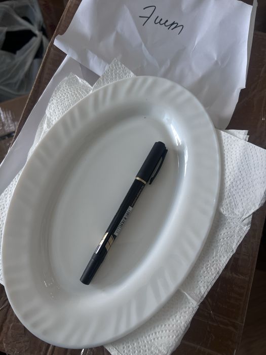 Тарелки овальные