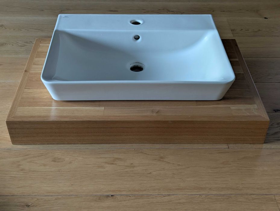 Lavoar / chiuveta baie Ideal Standard Connect Air Cube 60x46 cm, alb