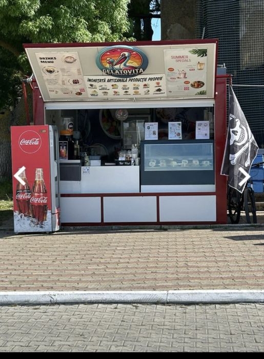 Container comercial inghetata artizanala-afacere la cheie