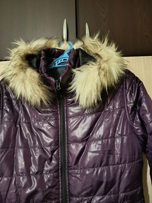 Лилаво зимно яке