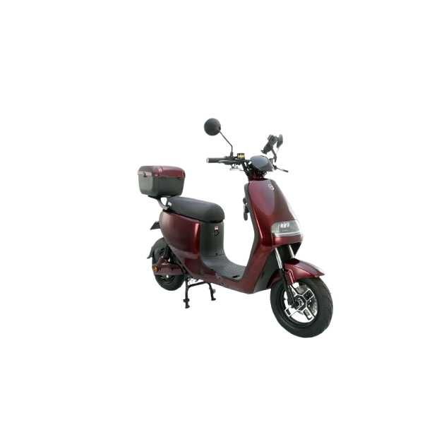 Scuter electric 900 W, autonomie 90 km, viteză maxima 25 km/h, alb