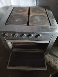 Plita de inox pe curent