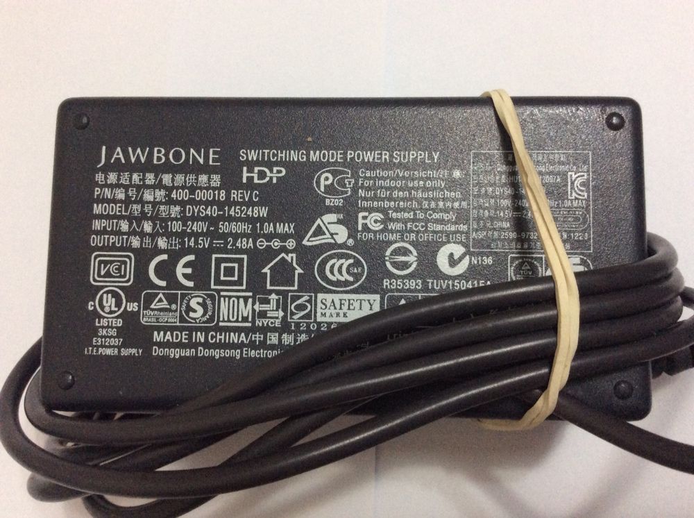 incarcator Original Jawbone model DYS40-145248W out 14,5 V 2,48 A