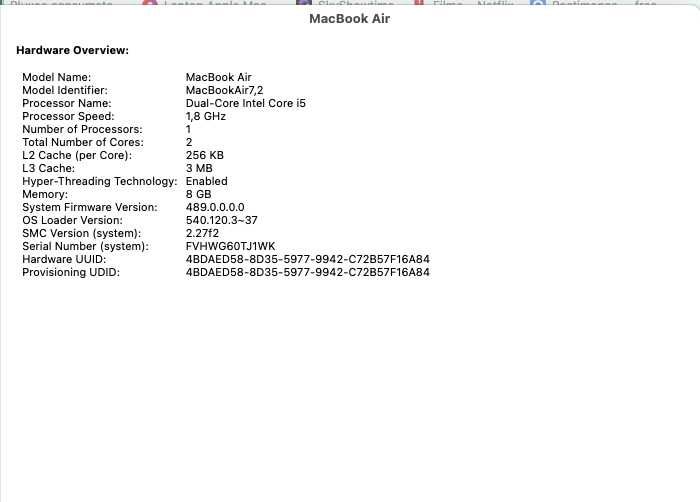 MacBook Air 13 2017