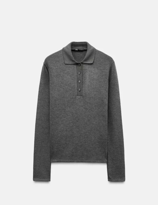 Пуловер Soft с яка Zara