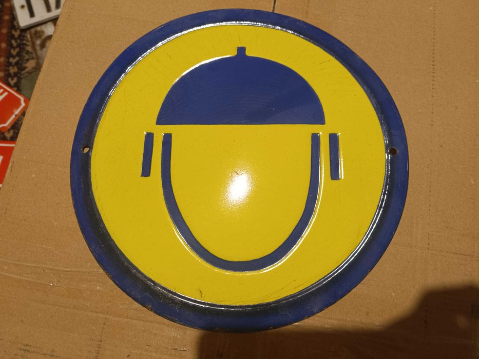 Емайлирани кръгли табели редки