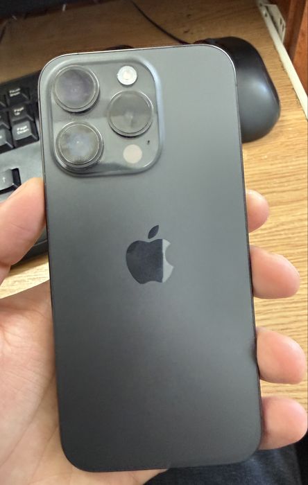 Telefon iPhone 15 Pro 256 GB black titanium, ca nou, la cutie