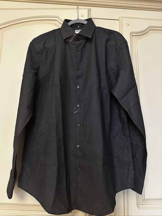 Camasa gri de barbati XL, slim fit, bumbac ( like Massimo Dutti)