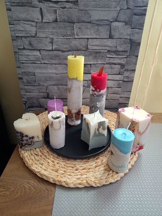 Lumânări, aranjamente hand made , marturii, arcada baloane