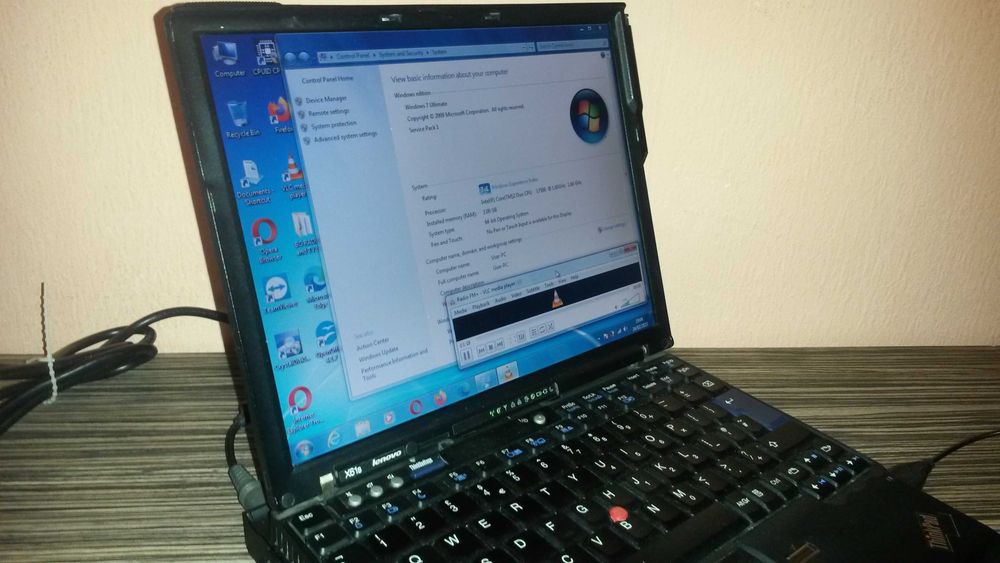 Лаптоп Lenovo ThinkPad X61S с докинг станция