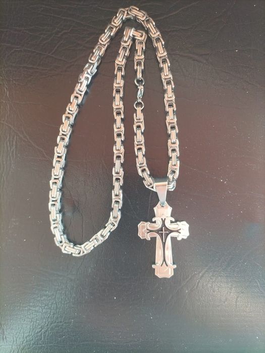 Lant model nou cu cruce pandativ inox italienesc