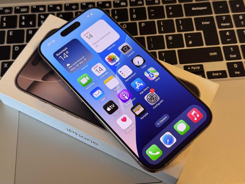 iPhone 16 Pro, Desert Titanium, 128Gb |Acceptam Schimburi| Cod G535 |