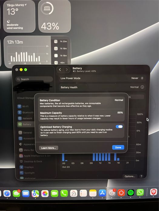 Macbook M1 Pro, 16 inch, 16GB. Stare impecabila