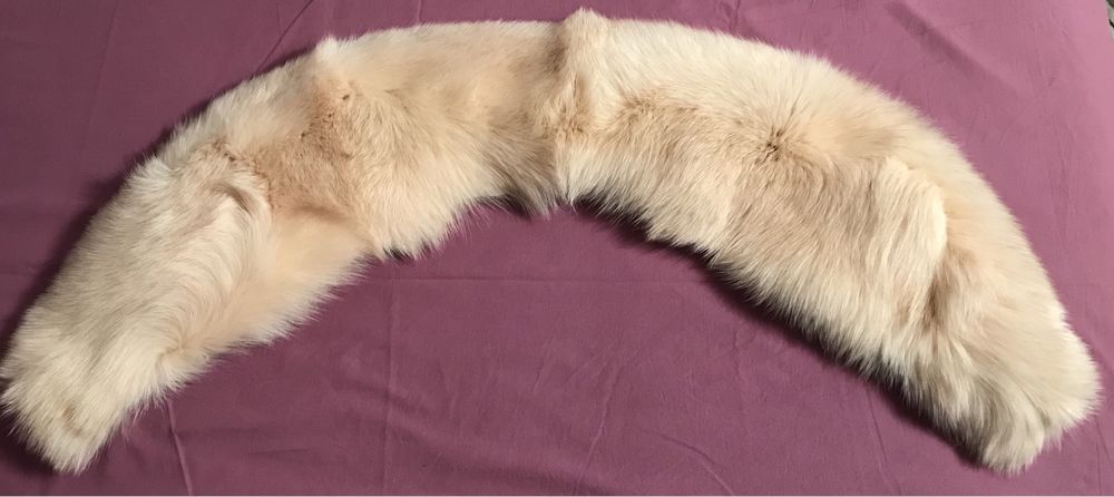 Guler din blana de vulpe