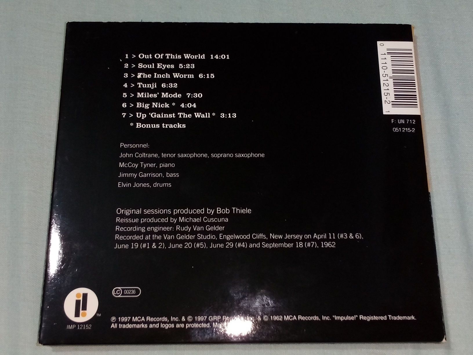 cduri audio jazz rock Pink Floyd Coltrane Experimental Q George Benson