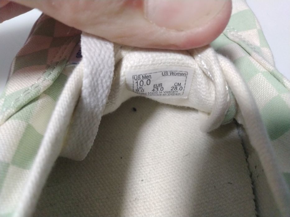 Vans authentic checkerboard mărimea 43 AMBROSIA/TRUE WHITE