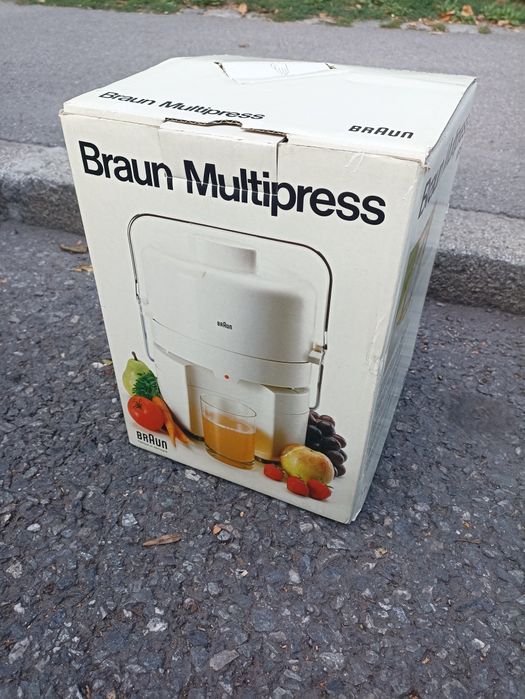 BraunMultipress-MP50, juicer(storcător fructe/legume)folosit o data.