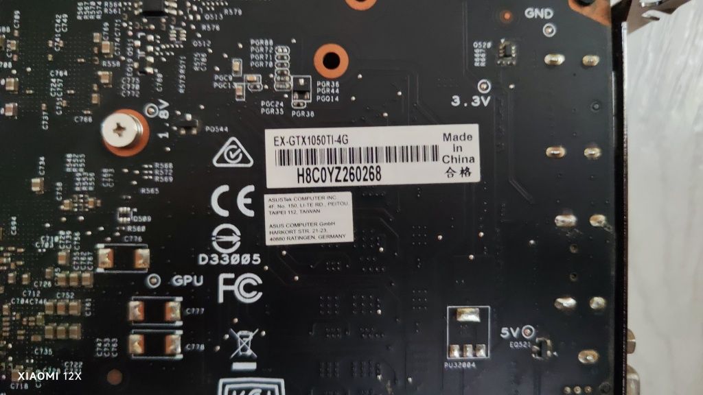 Продаю видеокарту Gtx 1050ti