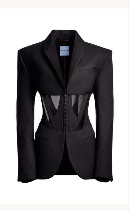 Сако на марката H&M в колаборация с Mugler