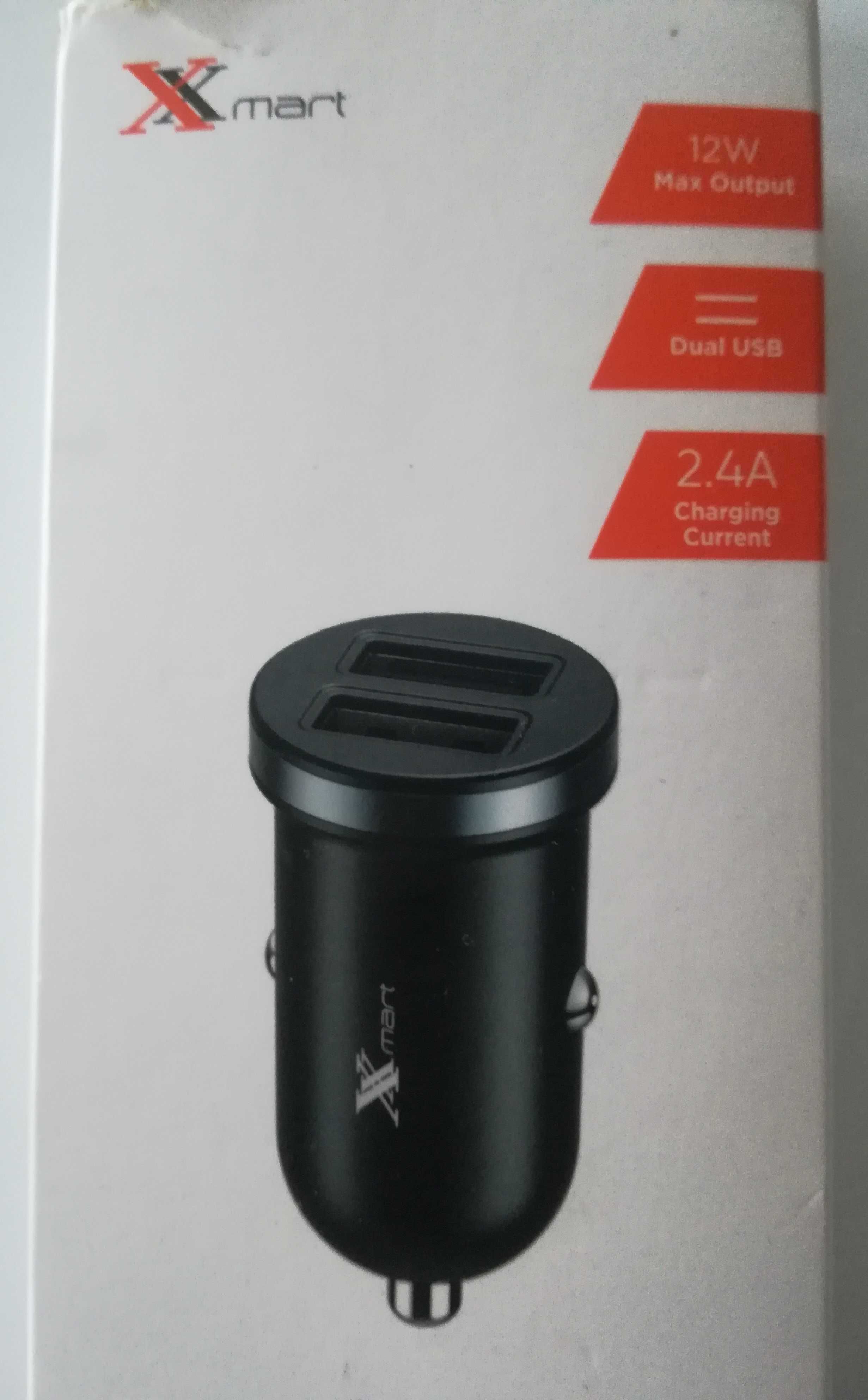 Зарядно устройство за автомобил Xmart 2 x USB, 2.4А