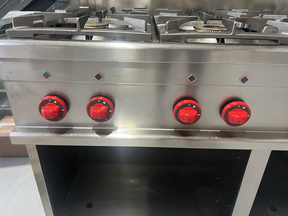 Masina de gatit / aragaz cu 6 arzatoare - linia 700- Italia -28.5kw
