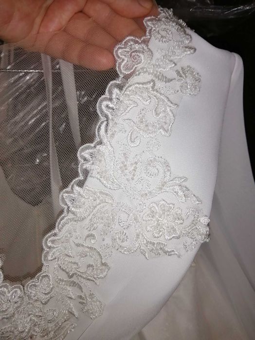 Rochie de mireasa A line, marime 44-46