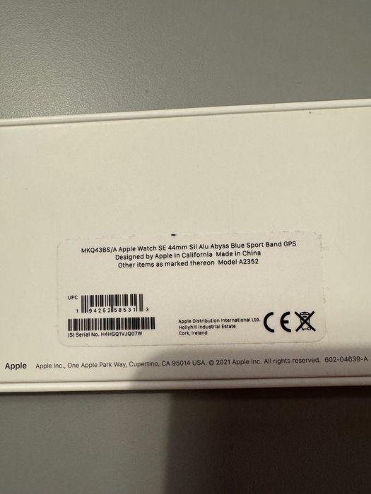 Продавам Apple Watch SE, 44mm