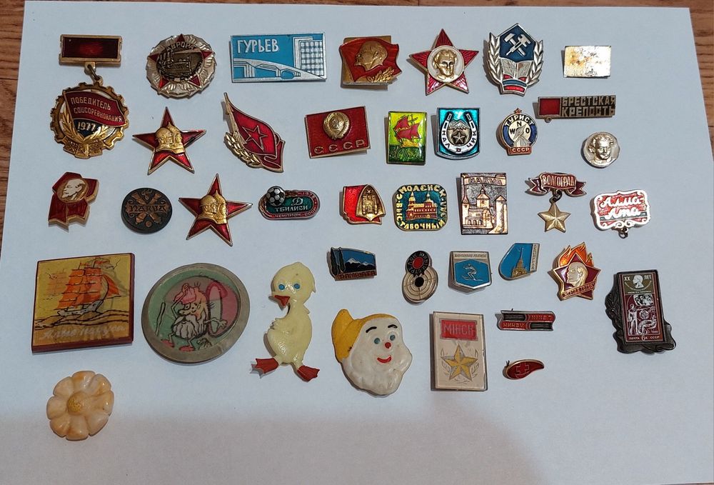 Значки СССР ностальгия