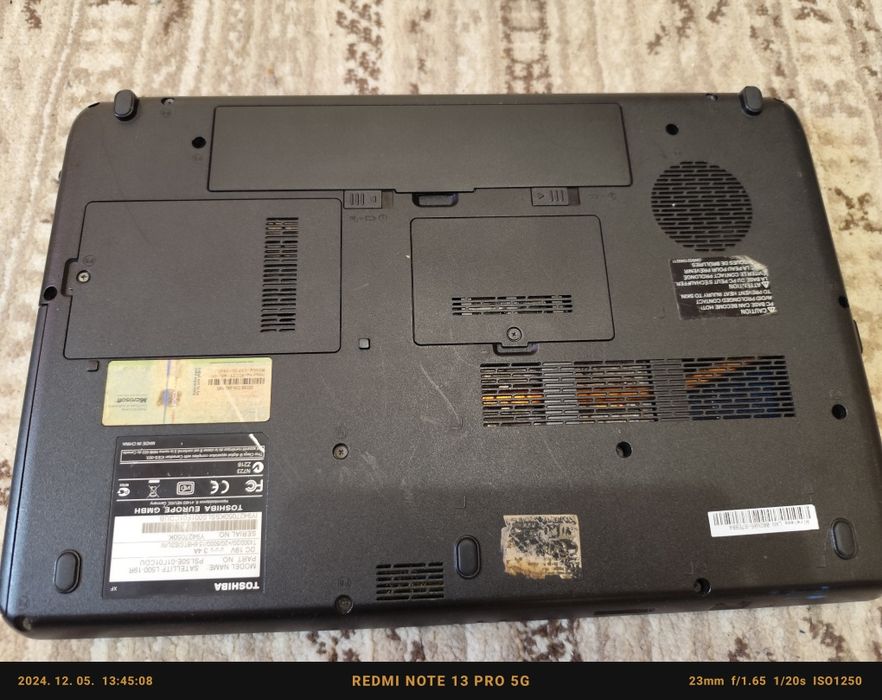Laptop Toshiba L500. Procesor Intel, 4Gb Ram, SSD 120Gb. Garantie!