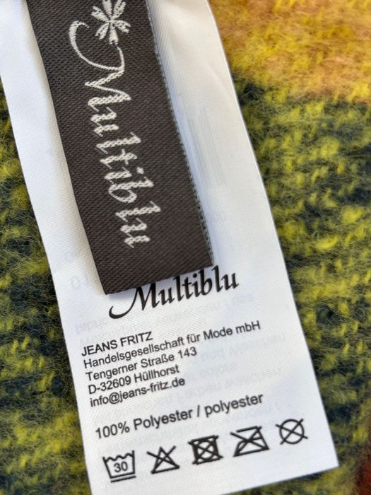 Цветен кариран мек шал Multiblu