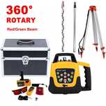 Vevor nivela laser rotativ raza actiune 500m , trepied 165 cm rigla 5m