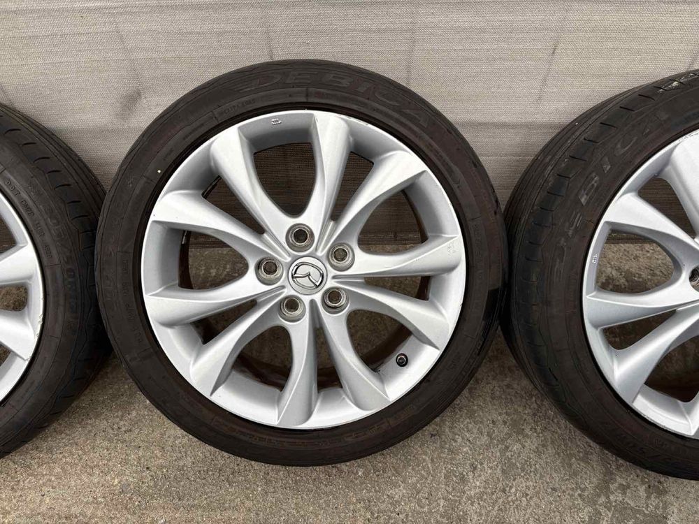 4бр. Алуминиеви джанти с гуми 205/50 R17цола от MAZDA 3. 5x114.3