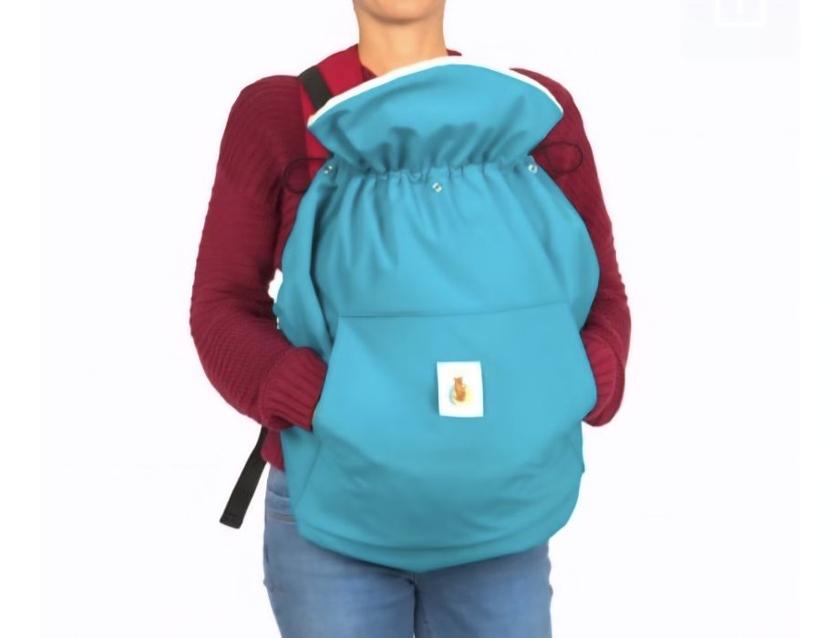 Marsupiu Manduca XT denim si protectie pentru marsupiu BB Junior