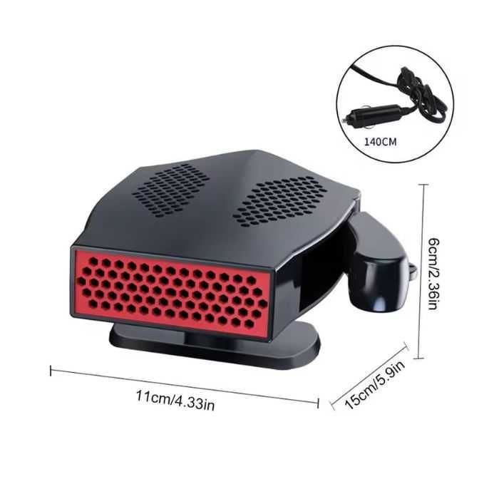 Печка и Вентилатор за кола, бус, 12V, 180W