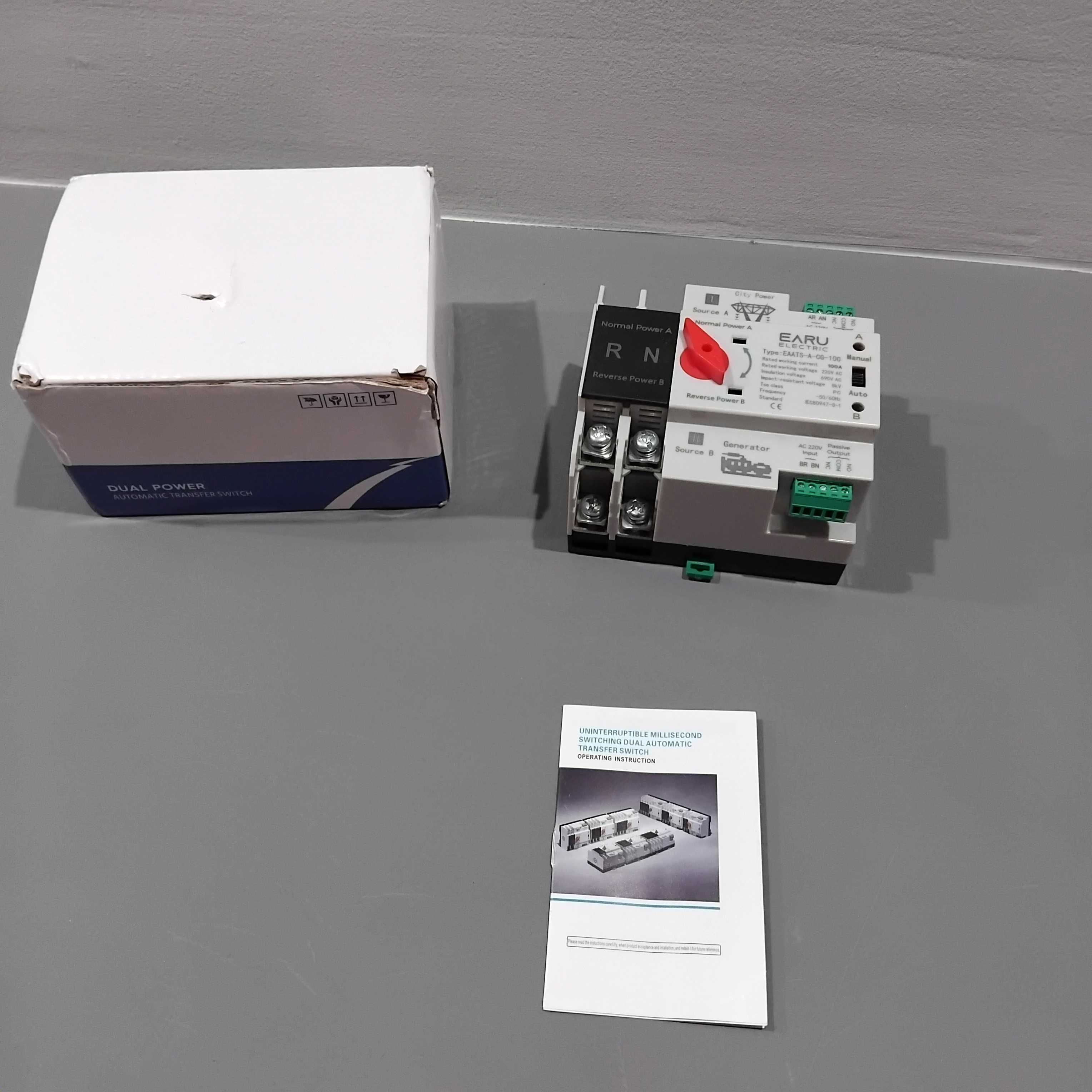 Comutator de transfer automat retea- invertor 2P 100A -stare excelenta
