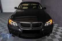 Faruri Angel Eyes BMW Seria 3 E90 2005-2008  Garantie