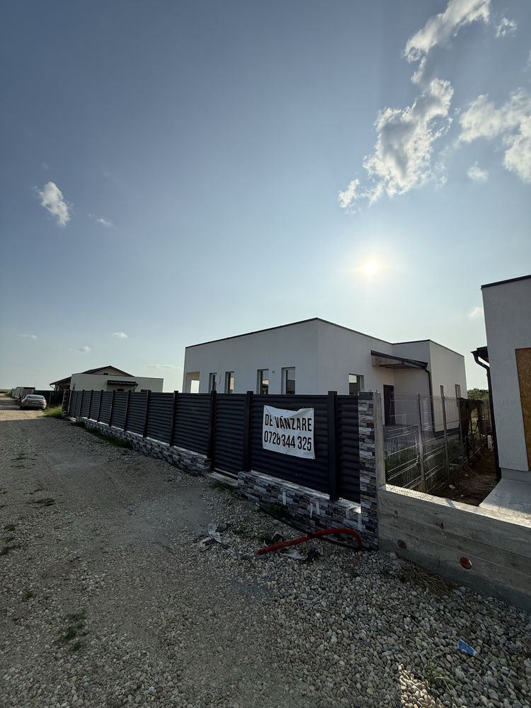 Casa nouă 137mp,3 dormitoare,teren de 490mp-gata de mutare!!!