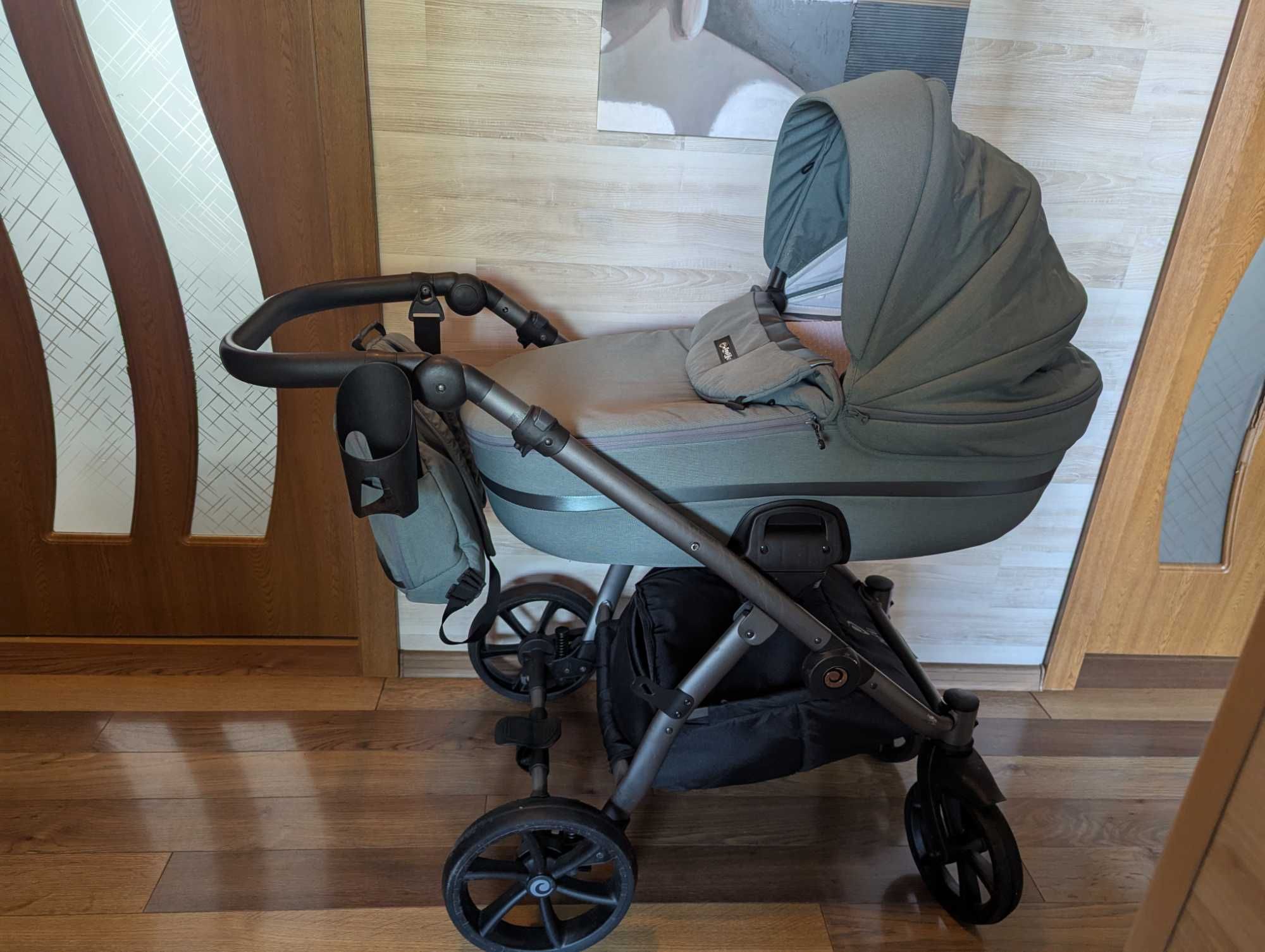 Бебешка количка Tutis Uno 3+, 2в1, Menta + адаптори за стол за кола