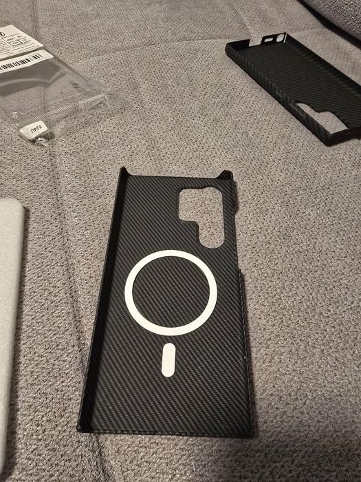 Husa Slim Carbon Magsafe Samsung 24 Ultra