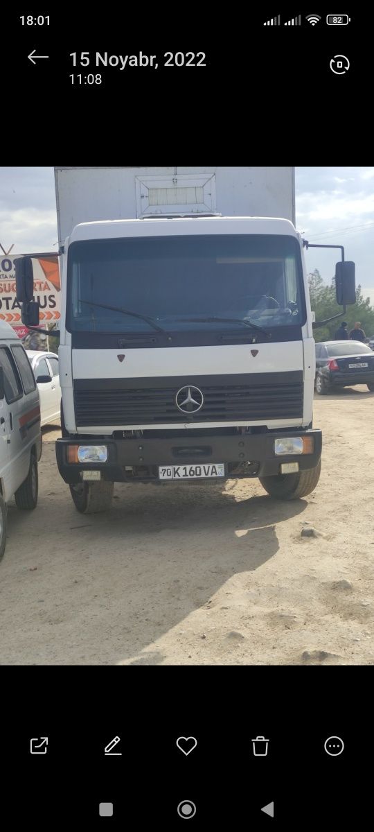 Mersedes bens 10 tonna yuk oladi balonlari yangi akumlator yangi