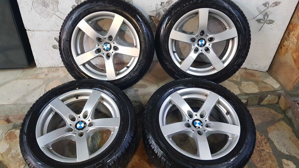 Джанти за BMW със зимни гуми Goodyear
